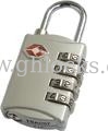 China 4 Digital TSA Combination Pad Lock supplier