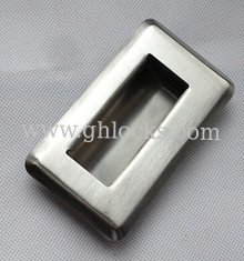 China Stainless steel embedded flush pull hand chest drawer machinery equipment Handle supplier