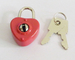 Iron Heart Shaped Small diary Lock supplier