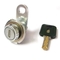 High Security Flat Key Cam Lock with dust Shutter Snack Shape Key Mailbox Lock supplier